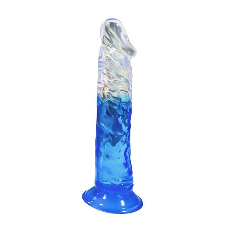 Prótese Peniana transparente/azul