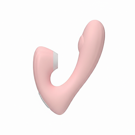 Vibrador Ponto G com sugador de Clitóris - Shaker