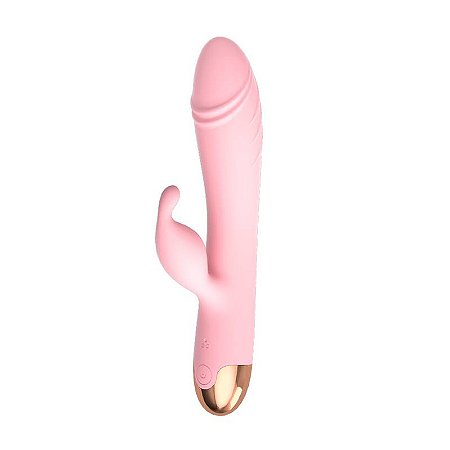 Vibrador Rabbit com cabeça giratória