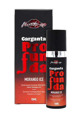 Garganta Profunda Spray Morango Ice