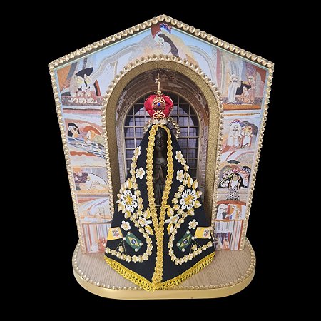 ORATÓRIO MOSAICO NOSSA SENHORA DE APARECIDA COM IMAGEM