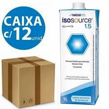 Isosource 1.5 KCAL TP 1L baunilha (CX C/ 12 UN.)  - NESTLÊ
