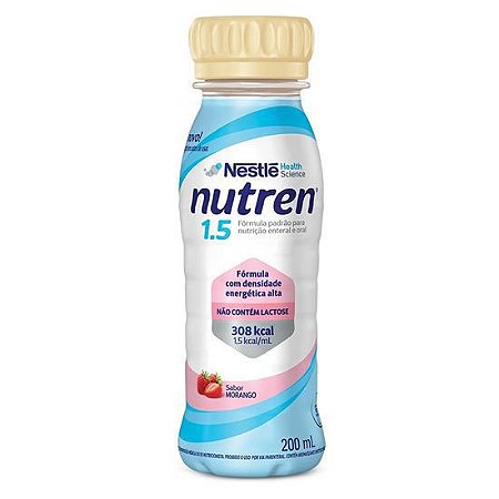 NUTREN 1.5  200ML  MORANGO  -  NESTLÊ