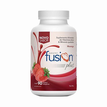 Suplemento Bariatric Fusion Plus Morango 90 past.KIT 2UN- SUPRIMED