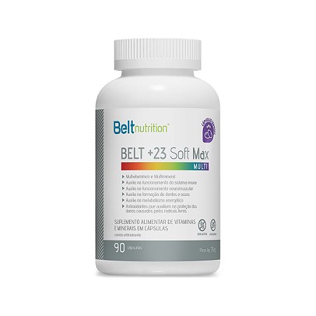 Belt +23 Soft MAX (muito mais vitaminas e minerais) 90CAPS.