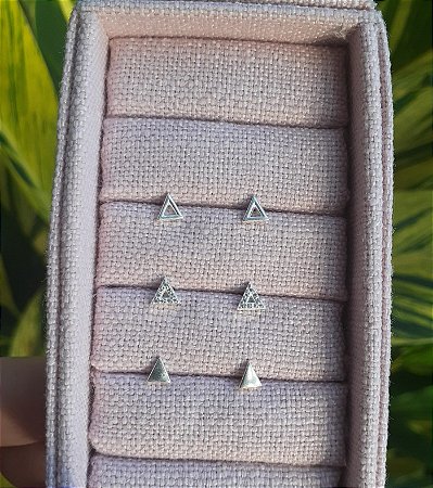 Trio de Brinco Triângulo