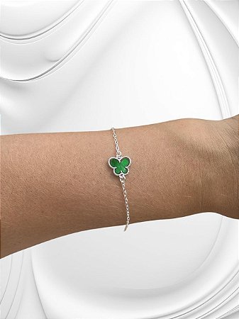 Pulseira Borboleta Verde
