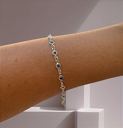 Pulseira Olho Grego Azul