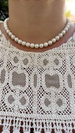 Colar Pérola Shell 5mm