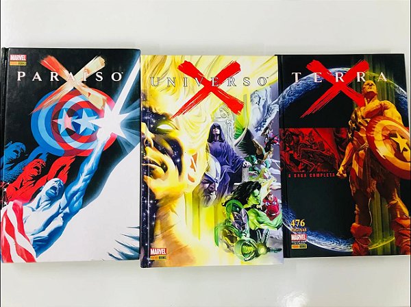 Coleção Marvel: Paraiso X - Universo X - Terra X (Capa Dura)