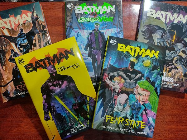 Batman: Joker War Completo, Capa Dura, Tynion IV, Jomenez (importado e Autografado!)