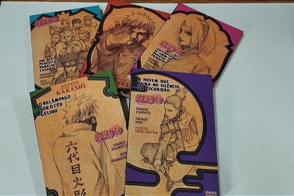 Naruto Novels - 5 Exemplares - Panini