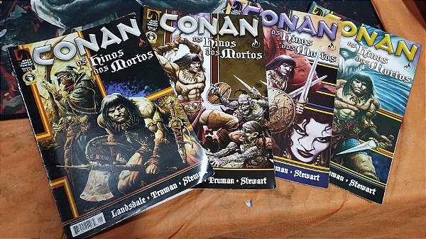 Conan: Os Hinos Dos Mortos - MInissérie Completa - Mythos Editora