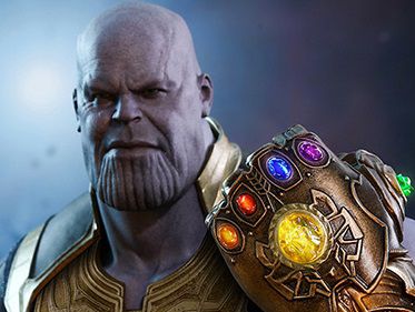 Thanos Vingadores Guerra infinita Marvel Movie Masterpieces Hot Toys Original