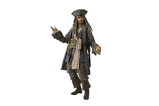 Jack Sparrow Piratas do Caribe S.H. Figuarts Bandai Original
