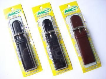 Pulseira de couro MC (Tamanhos 12 ao 34 mm) TODAS AS CORES