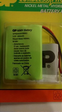 Bateria Telefone GP 3,6v-600maah Universal