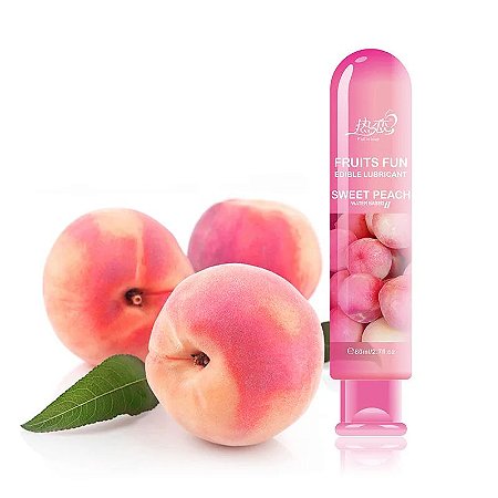 Frutas sabor à base de água comestíveis 80ml sexo oral gel vagina anal fácil