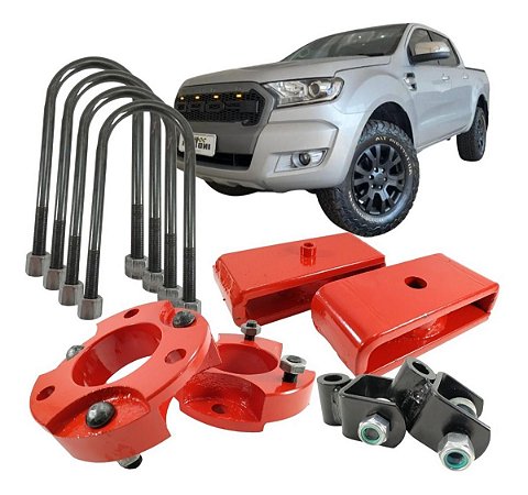 Kit Lift Suspensão Ford Ranger 2012 A 2020 Off Road Completo