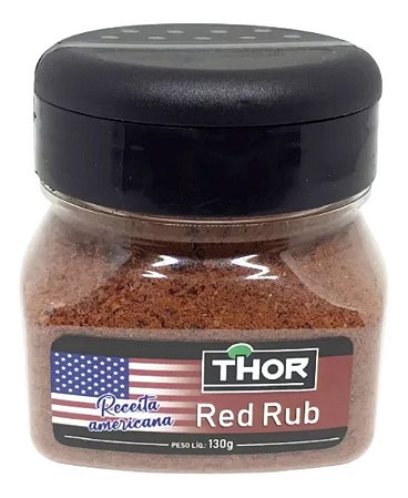 Tempero Especial Thor Red Rub Ideal Para Porco E Frango