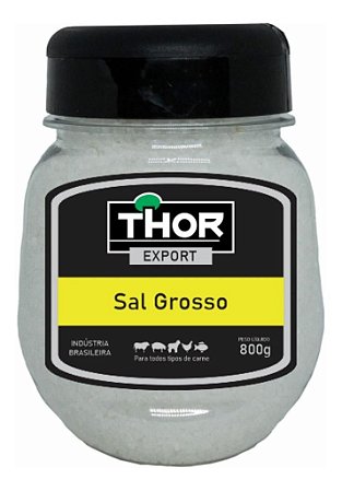 Sal Grosso Para Churrasco Thor Export Tradicional Com 800g