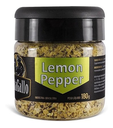 Lemon Pepper Ideal Para Dar Aquele Toque Citrico Maravilhoso