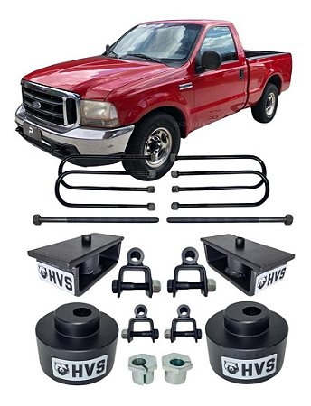 Kit Lift Ford F250 Ergue Seu Veiculo 6cm De Pura Brutalidade