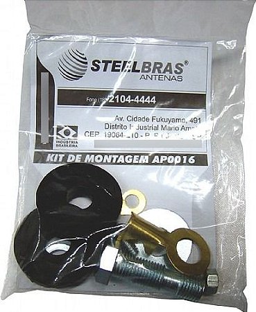 Kit De Montagem Para Antena Px Móvel 1/4 De Onda Steelbras