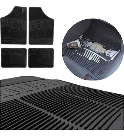 Tapete Automotivo Universal Carro Borracha Pvc Modelo A