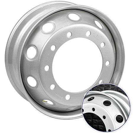 Roda 22.5 X 7.5 Xbri  10 Furos - ( 275/80 )