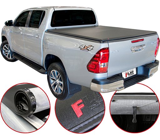 Capota Marítima Flash Force Hilux Dupla 2016 a 2025 Trek FF