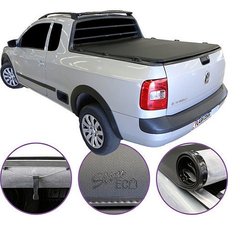 Capota Marítima Flash Cover Saveiro Estendida C/Ganchos 2014/2026 Trek