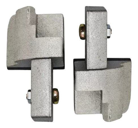 Par Suporte Capota Marítima Cantoneira Ah1116 Modelo Oval Flash Cover