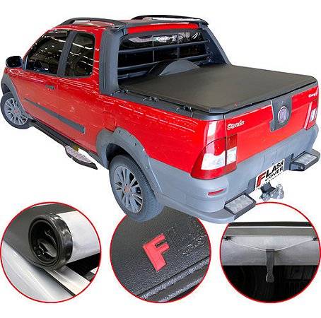 Capota Marítima Flash Force Strada Dupla C/Estepe e Ganchos 2009/2013