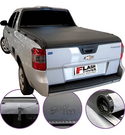 Capota Maritima Flash Cover Montana 2011 a 2022 + Par de Suporte