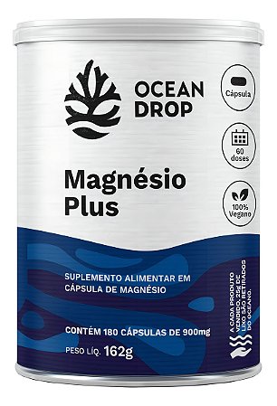 Magnésio Plus Ocean Drop 180 cápsulas