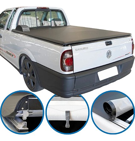 Capota Marítima Paraná Saveiro Com Estepe S/Grade e Gancho Trek
