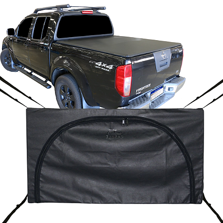 Bolsa Flash Cover Ecobag Caçamba Frontier Até 2016 Nylon Preto 378L
