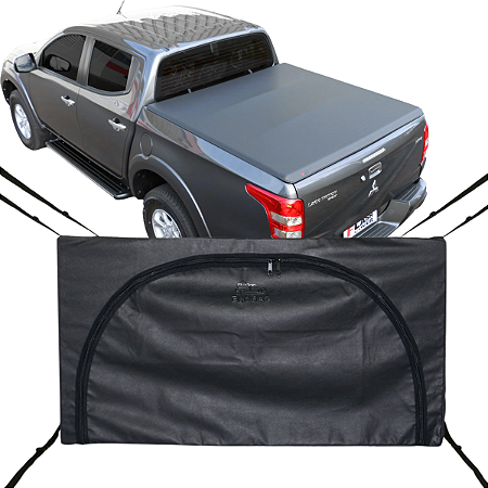 Bolsa Flash Cover Ecobag Caçamba Triton Sport 2017 de Nylon Preto 378L