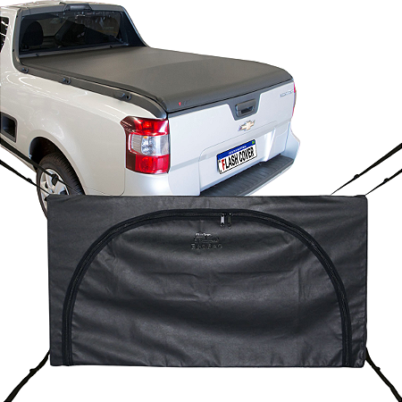 Bolsa Flash Cover Ecobag Caçamba Montana Até 2022 de Nylon Preto 296L