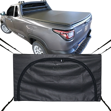 Bolsa Flash Cover Ecobag Caçamba Nova Strada Até 2026 Nylon Preto 296L