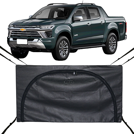 Bolsa Flash Cover Ecobag Caçamba S10 High Country Nylon Com Ziper 378L