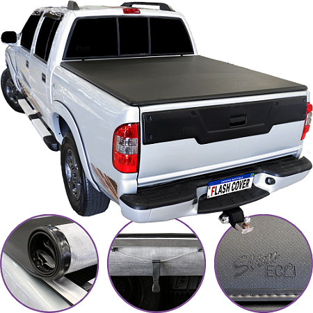 Capota Marítima Flash Cover S10 Dupla Até 2011 Trek + Par de Suporte