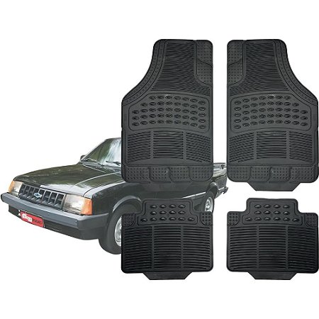Jogo Tapete Automotivo Carpete Borracha Completo Chevrolet Chevy 500