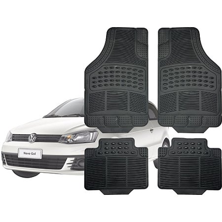 Jogo de Tapete Automotivo Carpete Borracha Completo Gol G3 G4 G5 G6 G7