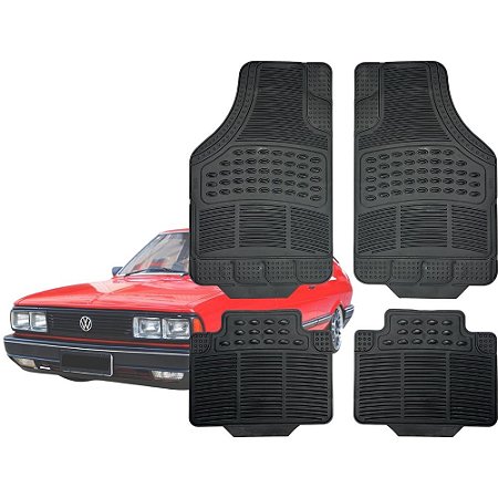 Jogo de Tapete Automotivo Carpete Borracha Completo Volkswagem Passat
