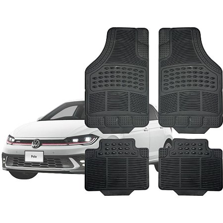 Jogo Tapete Automotivo Carpete Borracha Completo Volkswagem Polo Hatch