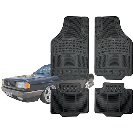 Jogo de Tapete Automotivo Carpete Completo Volkswagem Saveiro Até 1997