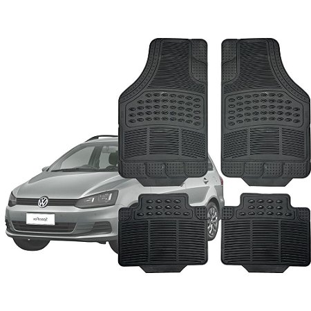 Jogo Tapete Automotivo Carpete Borracha Completo Volkswagem Spacefox