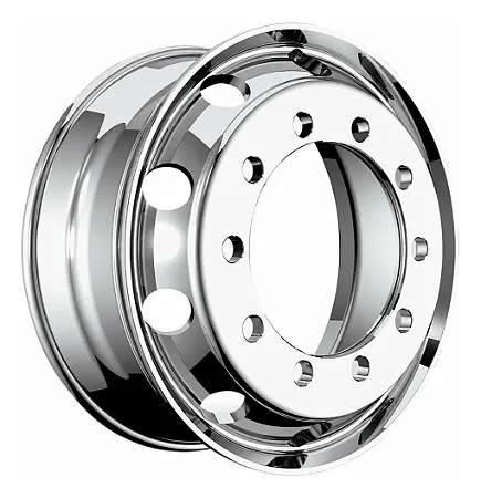 Roda Aluminio 22.5 x 8.25 10F S/C Alto Brllho Xbri REDONDO - (295/80)
